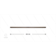 ST003 Strahlrohr - L=250mm - Stahl verzinkt - 400 Bar - max 150°C - 2 x 1/4" AG