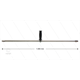 ST3600 Lanze - L=1000mm - gerade - Edelstahl - 1/2" AG x 1/4" AG