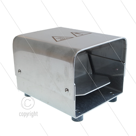 ST550 Fußventil - Edelstahl - 500 Bar - 80 l/min - max 150°C - 2 x 1/4" IG