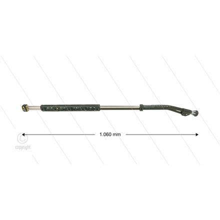 ST85 - flexibele Lanze - L=1060mm - Edelstahl - 210 Bar - max 150°C