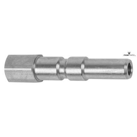 Stecknippel verstärkt rf-pol - KUPv-Nip ø14.3 G1/4"-F L=78 NW7 SW17