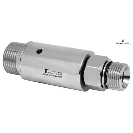Swivel-heavy-duty ø25, ceramic/stainless DXL-06 M21x1,5-M G3/8"M