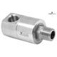 Swivel Hi-Flo-90° triple bearing-system stainless steel DGEI-90°-25 G1"F G1"kM
