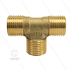 T-Stück - Messing - 300 Bar - 3 x 3/8" AG