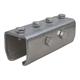 Verbindungsmuffe 30 mm VA, C-Schienen Verbinder