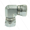 Winkel Stahl - 2 x 1/4" Überwurfmutter - BSP
