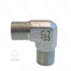 Winkel - Stahl - 2 x 3/8" AG - BSP