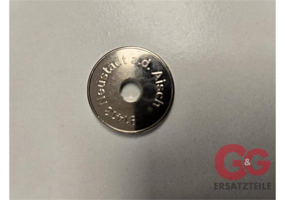 120 Wertmarken für die SB-Waschanlage NEA  1 Wertmarke = 1€