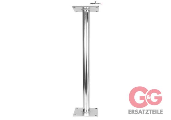 Achsverlängerung für Doppeldeckenkreisel DDP MOS-180x180 L=762 (30") rostfrei-pol