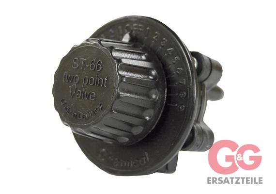 Dosierventil ST-66 Schwarz