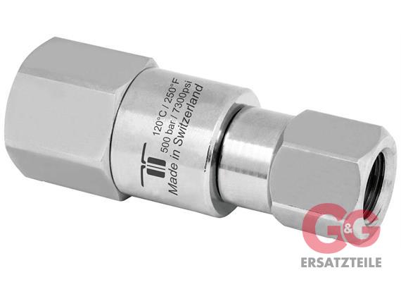 Drehgelenk DGVI-06 G1/4"IG G1/4"IG 500 bar 30 U/min