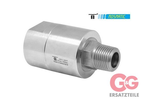 Drehgelenk gross dreifach-gelagert INOX DGEI-10 G3/8"F G3/8"kM