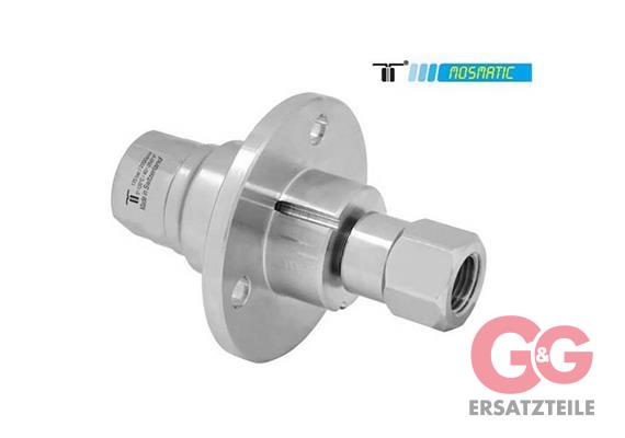 Drehgelenk mit Flansch, Keramik/rostfrei DXF-06 G3/8"F G3/8"F