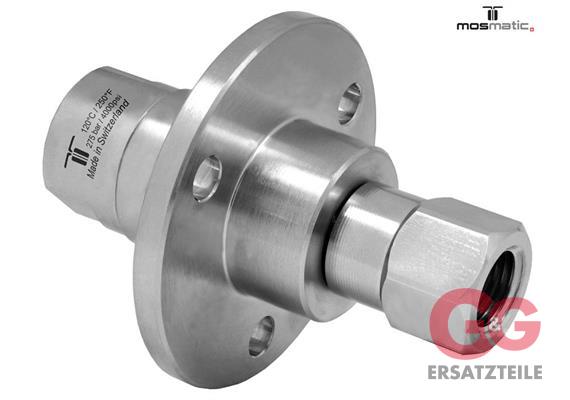 Drehgelenk mit Flansch, rostfrei DGF-06 G1/4"F G1/4"F