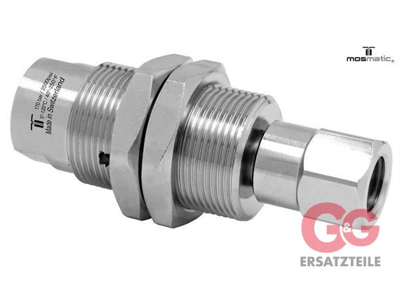 Drehgelenk mit Schottgewinde, Keramik/rostfrei DXG-06 G1/4"F G1/4"F
