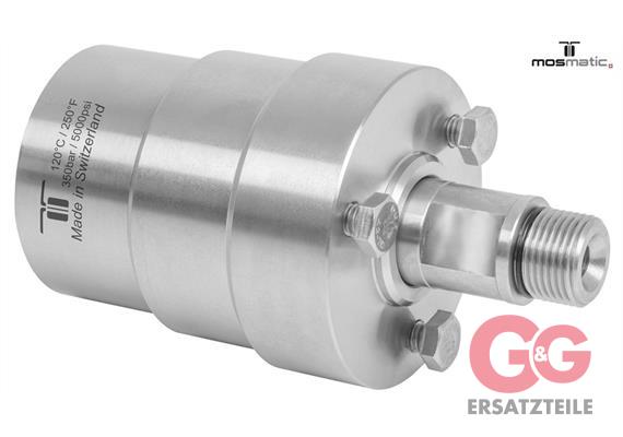 Drehgelenk verstärkt, Karbid/rostfrei DYT4-06 G3/8"F G3/8"M
