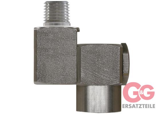 Düsenträger ST-330 1/4"IG : 1/4"AG Edelstahl