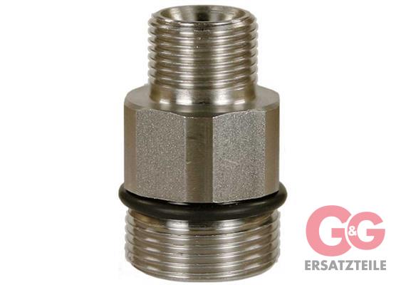 Gegennippel 24x1,5:1/2"AG 700 bar Edelstahl