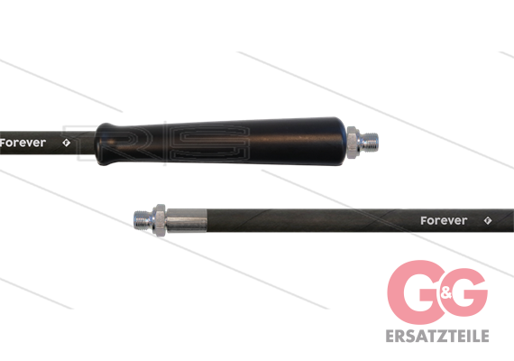 HD-Schlauch schwarz - 2SCX-10 - Forever - 30m - 2x 3/8" AGR - 1x GKS - 400 Bar