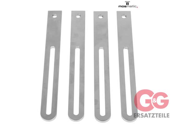 Höhenschieber lang Dachreiniger-Radaufhängung DR.520 215x25x6 poliert rf-1.4301