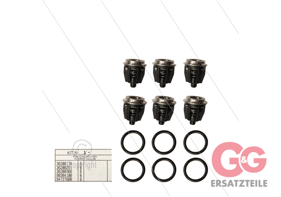 Kit 1 - Ventilsatz (6x)