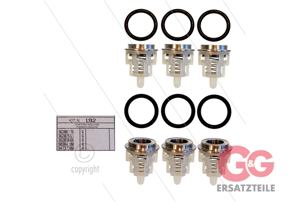 Kit 192 - Ventilsatz (6x) - Serie 47 + 63 + SS
