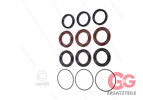 Kit 2010 - Manschettensatz Ø30mm für 3 Plunger - Serie 70