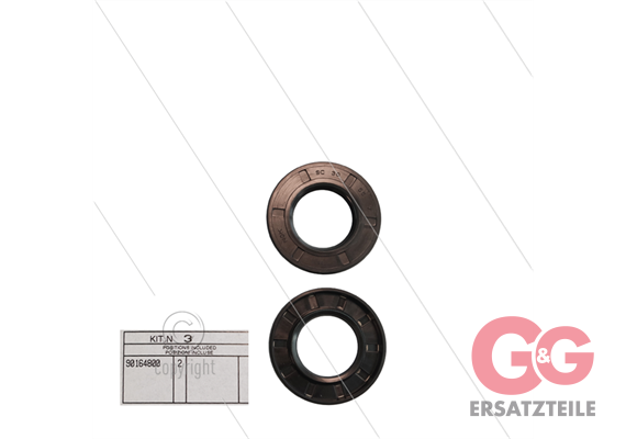 Kit 3 - Satz Welle Dichtringe 30x55x7 (2x)