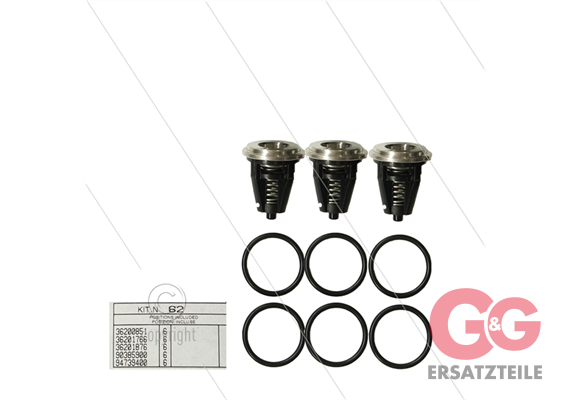 Kit 62 - Ventilsatz (6x) - Serie 69 + 75
