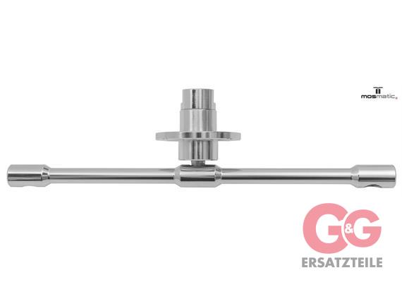 Knick-Drehgelenk mit Flansch, TC/rostfrei KDYF-04-SAR G1/4"-F G1/4-F M12x1-M