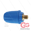 Kupplung - ARS25P - 1/4" AG - Messing - blau - passend zu KEW - entkuppelt nach hinten | Bild 2