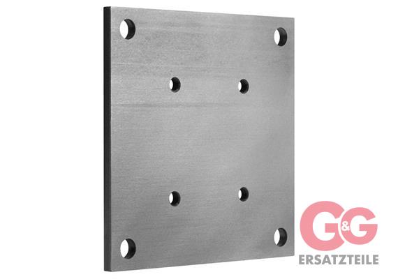 Montageplatte für Wand/Deckenkreisel easywash365+