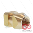 Muffe 1/4" IG - Messing - Vierkant mit Schlitz | Bild 2