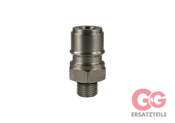 Nippel ST-45-250bar 1/4AG Edelstahl-hart