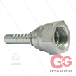 Pressnippel - Stahl - DN08 (5/16") - 1/4" DKR - SW19 | Bild 3
