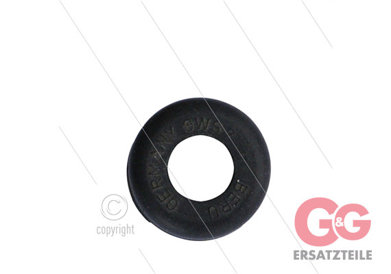 Rubber voor ontstoorde elektrodedop (Electrodezijde)