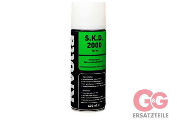 S.K.D. 2000 Synthetischer Ketten-Haftschmierstoff 400 ml Spraydose