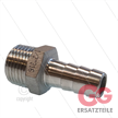 Schlauchtülle - Edelstahl - Ø13mm - 1/2" AG | Bild 3