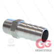 Schlauchtülle - Edelstahl - Ø19mm - 1" AG | Bild 3