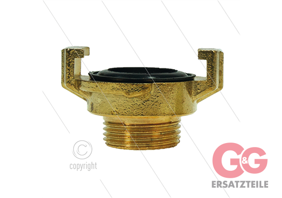 Schnellkupplung - Messing - Geka - 3/4" AG