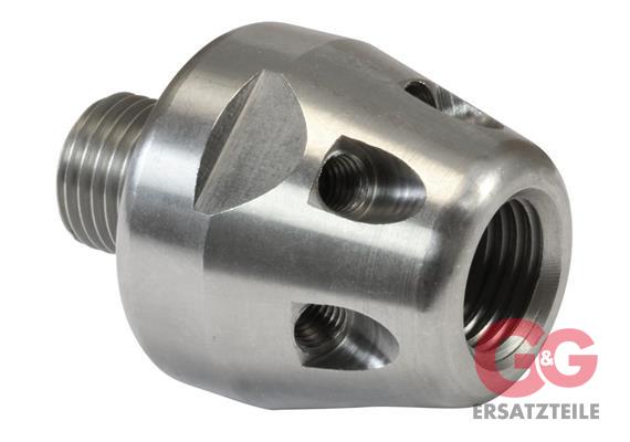 Schubstück ST-357/456 1/4"AG 1/4"IG Edelstahl