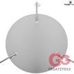 Schutzblech einteilig für Flächenreiniger FL-200 ø197(ø133) 3xø7 INOX-1.4301 | Bild 3