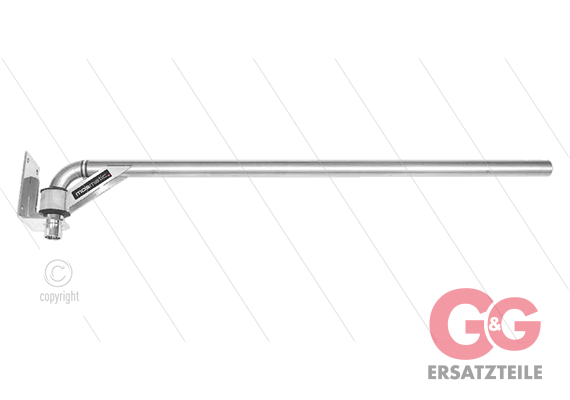 Schwenkarm LU-W Wandbefestigung Luft 40mm - Anschluss unten