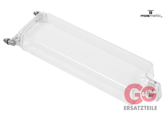 Spritzschutzklappe-65 Polycarb.-glasklar 1-fach m.Magnet m.INOX-Befestigung WMA