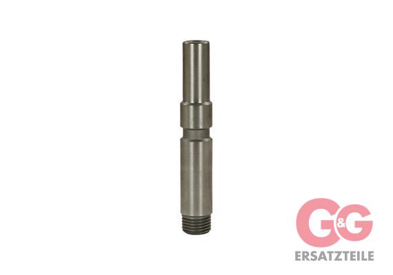 Stecknippel 1/4"AG KW Edelstahl