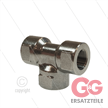 T-Stück - Edelstahl - 3 x 3/8" IG BSP - 600 Bar | Bild 2