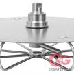 Turbo-Rohr-Reiniger TC/rostfrei mit Schutzblech TYR-2f ø400 G3/8"F 2x1/8"NPT-F | Bild 2