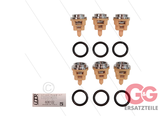 Udor Kit 2 - Ventilsatz (6x) - Serie B + M + PK