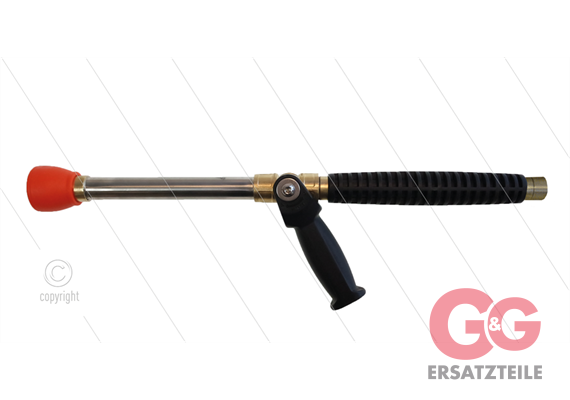 Weitwurflanze - verstellbar - ohne Düse - L=520mm - 250 Bar - 80 l/min - max 60°C - 1/4"AG