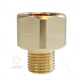 Adapter M18x1,5 IG x 1/4" AG - Messing - 1-teilig